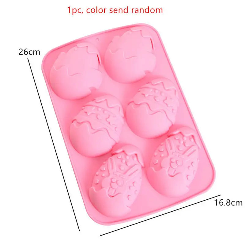 a close up of a pink plastic mold with hearts in it