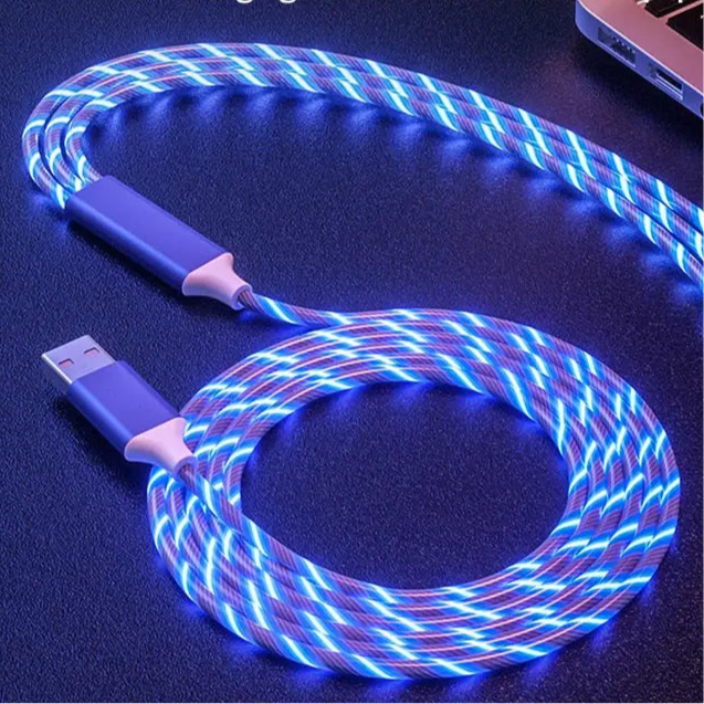 Glowing LED Charging Cord - Fast Charging 3in1 LED Cord