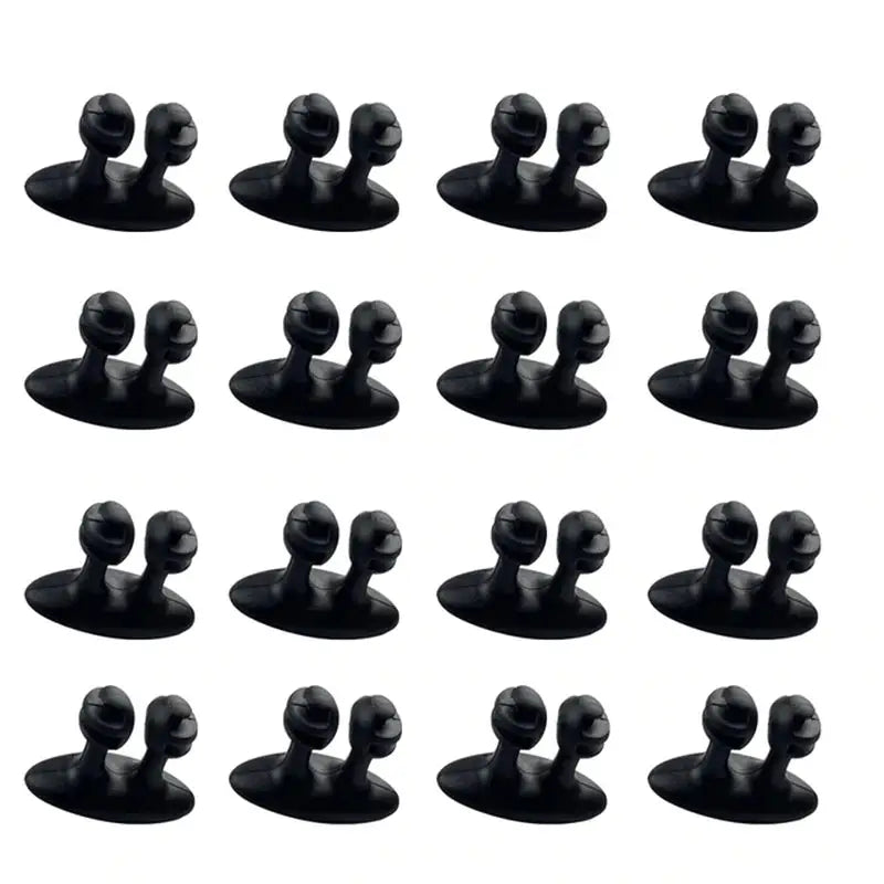 10 pcs black plastic duck head head for disply