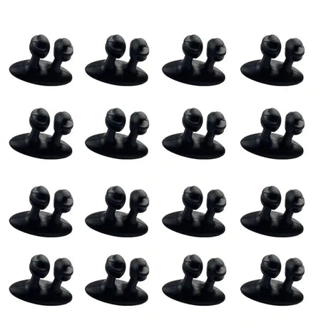 10 pcs black plastic duck head head for disply