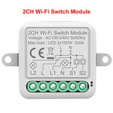 2ch wifi switch module with leds