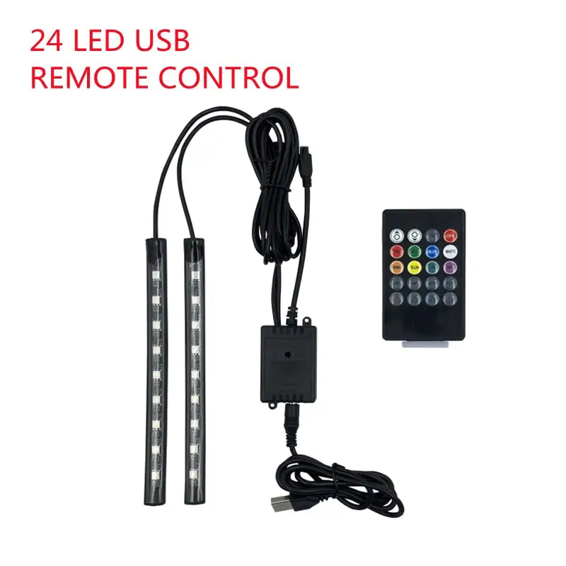 2leds remote control led strip light with remote control