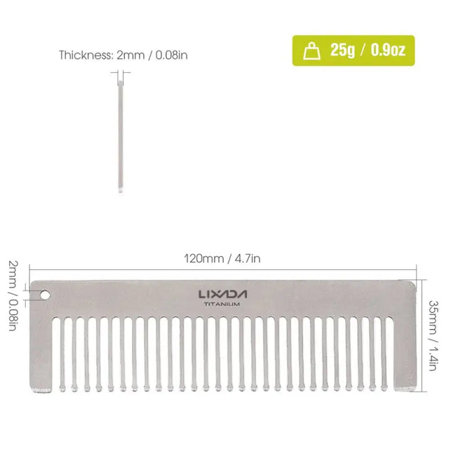 a comb with a length of 20cm