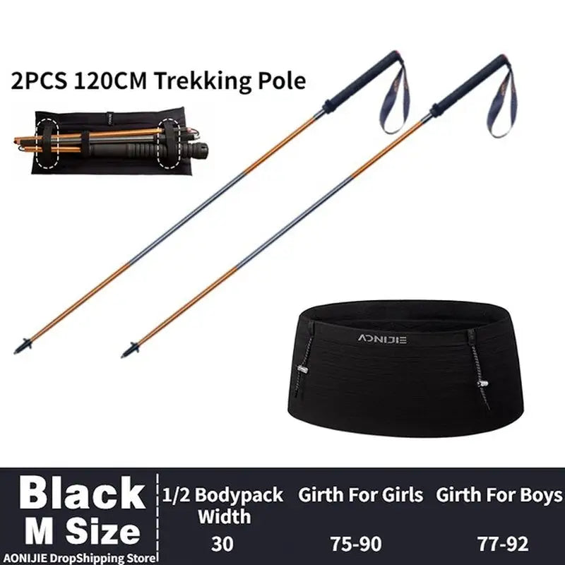 a pair of fishing poles and a bag
