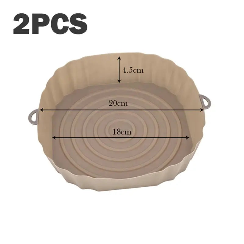 a close up of a pan with a measuring scale on it