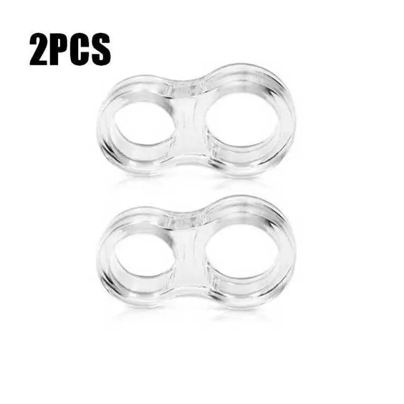 2pcs clear plastic eyeglasss for women