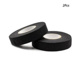 2 pcs black elastic tape for sports and gym