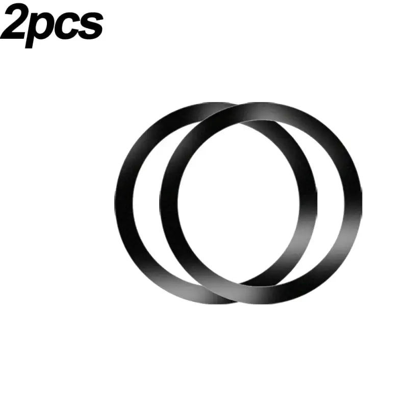 a close up of a black and white logo with a circle
