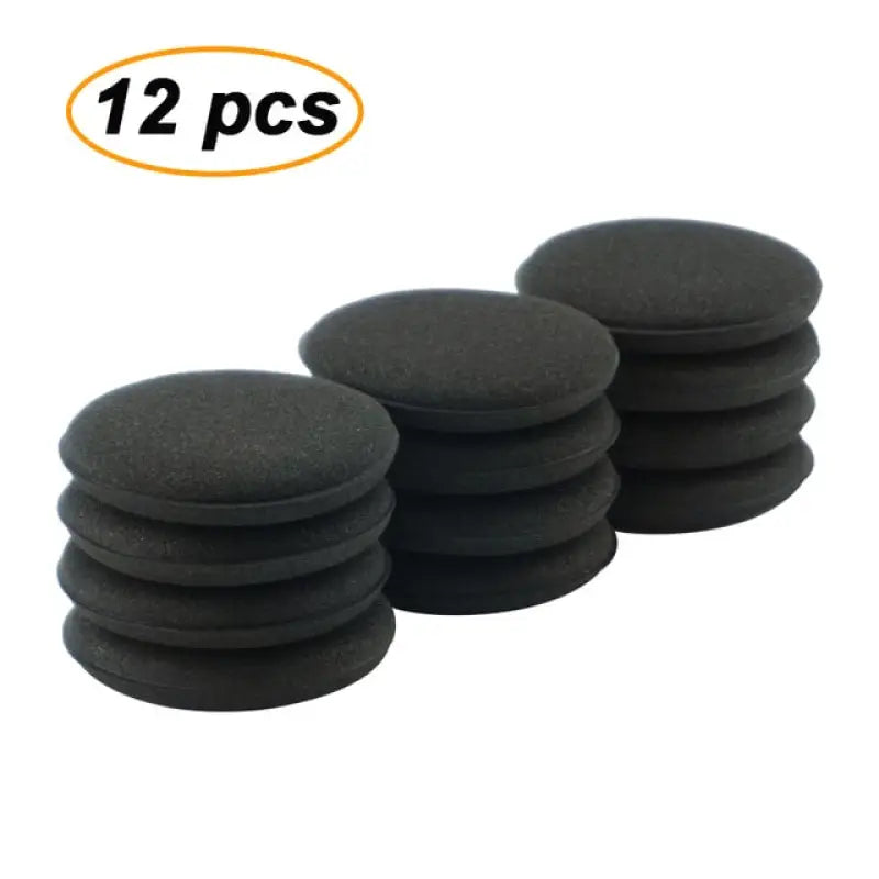 2pcs black round foam foam pads for furniture