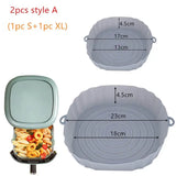 two different sizes of plastic containers with lids and lids