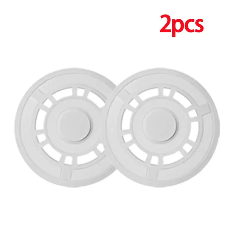 2pcs white plastic round plastic cup lid for coffee cup