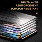 3 in 1 tempered tempered tempered case for iphone x