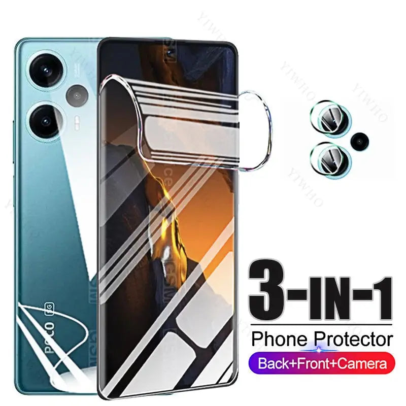 3 in 1 tempered case for iphone 11