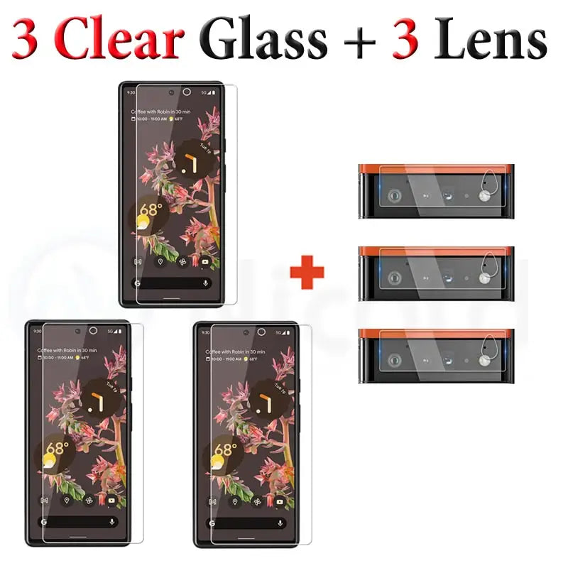 3x tempered tempered screen protector for motorola z3