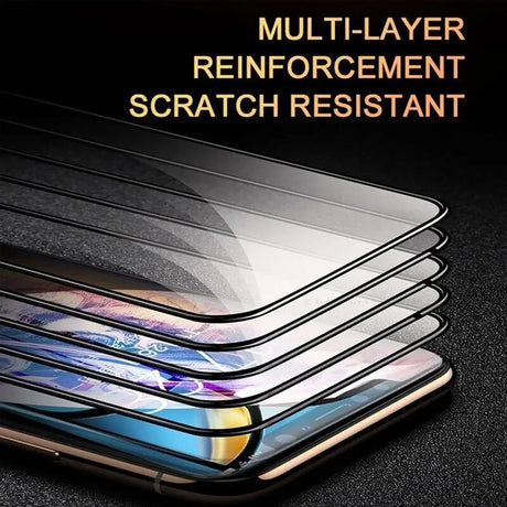 3 in 1 tempered tempered screen protector for iphone x