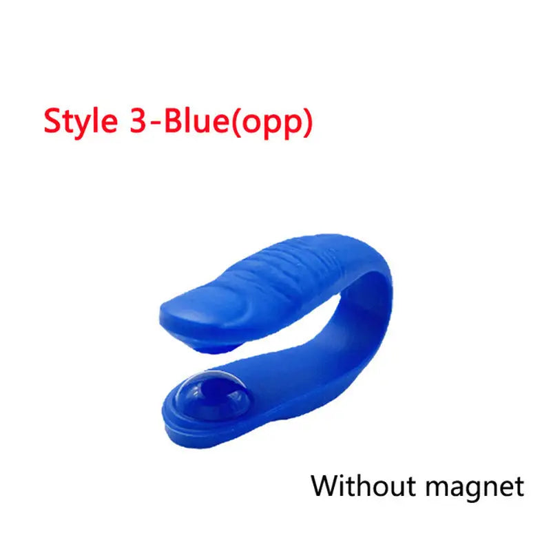 a pair of blue silicon silicon silicone with a white background