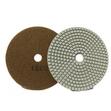 a diamond polishing pad with a white background