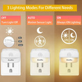 3 light modes for different types of lights