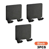 3 pack black plastic wall mount brackets for tvs