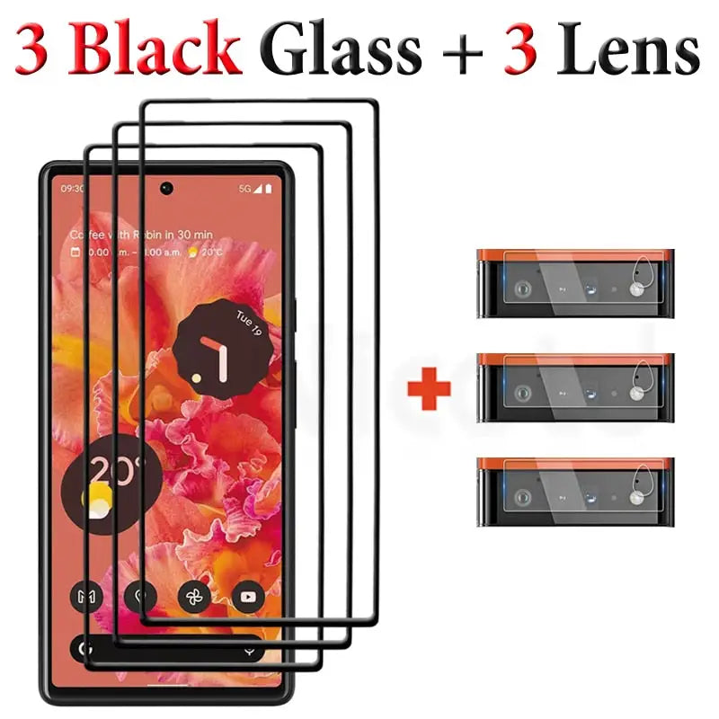 3 pack tempered screen protector for motorola z3