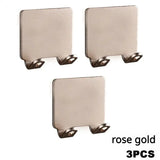 3 pcs stainless steel square door handle