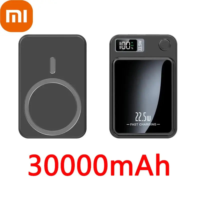 the 300mahh smart phone case is shown with the phone’s back and front