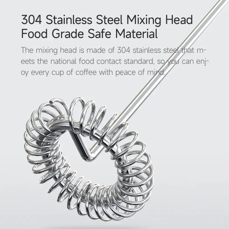a metal spiral with a metal handle