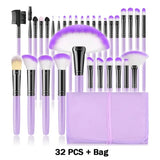 12 pcs makeup brush set with bag