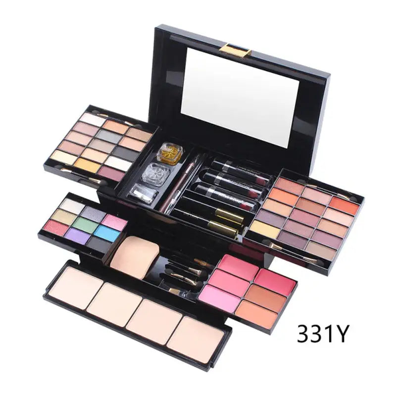 a set of makeup products