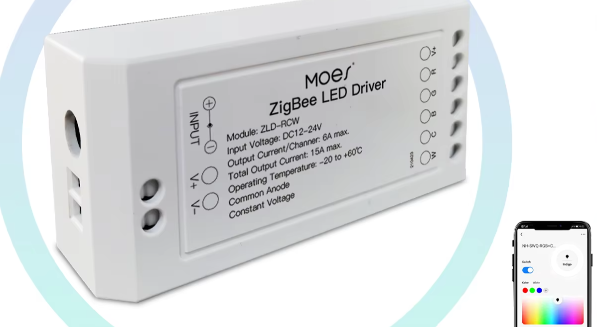 Tuya ZigBee Smart RGB Dimmer Module Switch - WiFi Relay Voice Control for SmartLife Google Alexa Apps