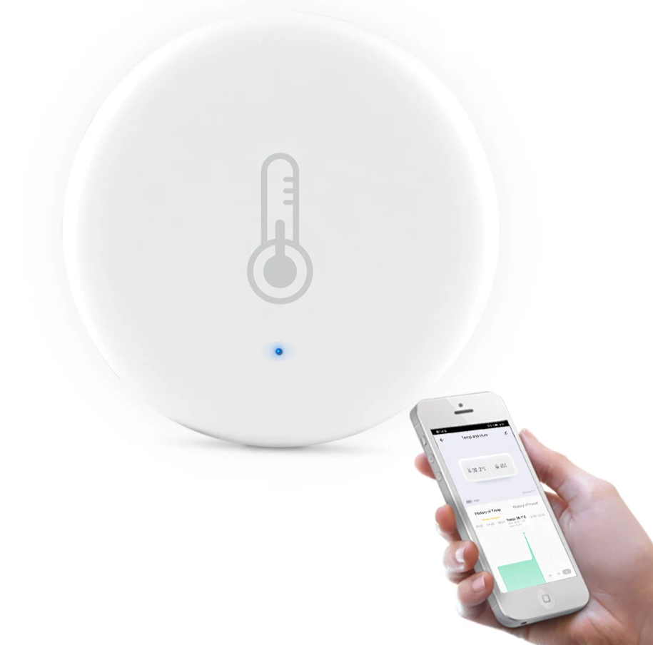 Tuya ZigBee Smart Temperature And Humidity Sensor - WiFi Monitor & Control via SmartLife Google Alexa Apps