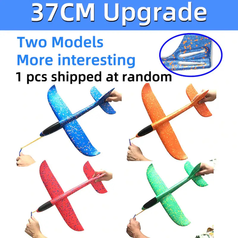 a group of three different colored plastic propellers