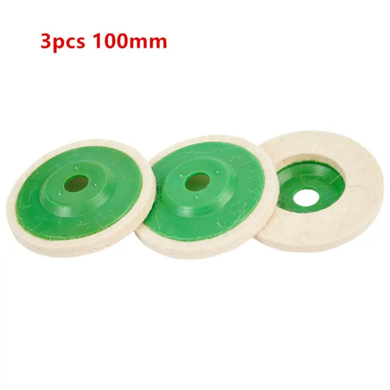 3pcs 10mm green wheel wheel for electric polisher polisher