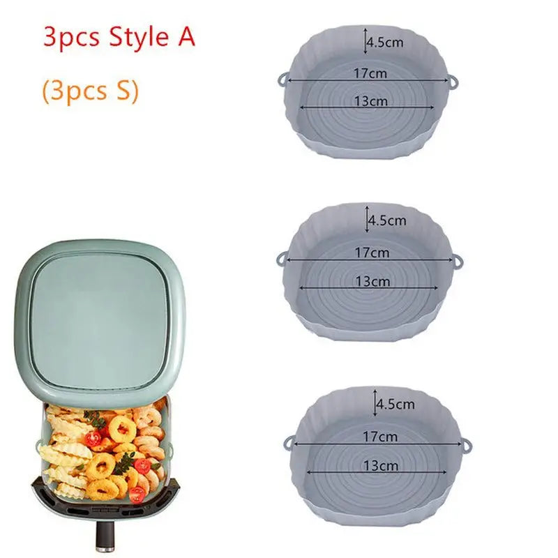 3pcs / set portable food container with lid