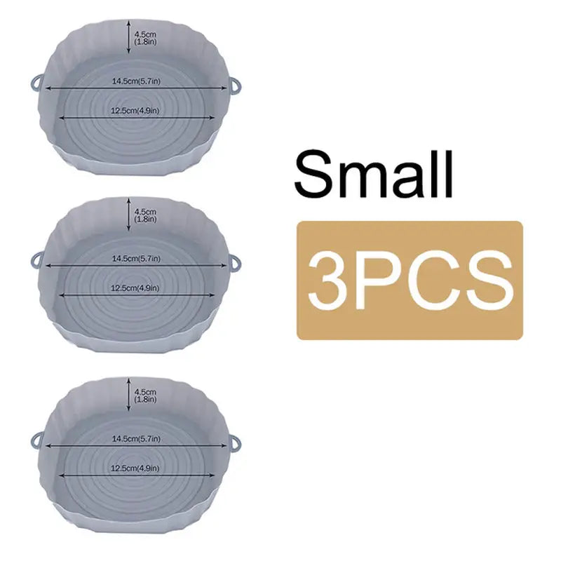 the small bowl is shown with measurements for each of the small bowls