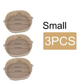 the small, round, and round, ceramic dish set with measurements