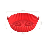 red silicona baking pan