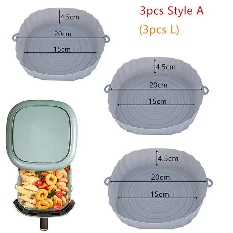 3pcs / set portable food container with lid