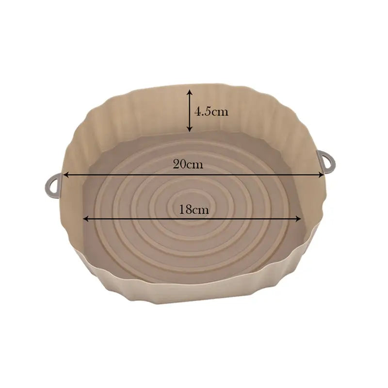 the dimensions of a large, round, ceramic bowl