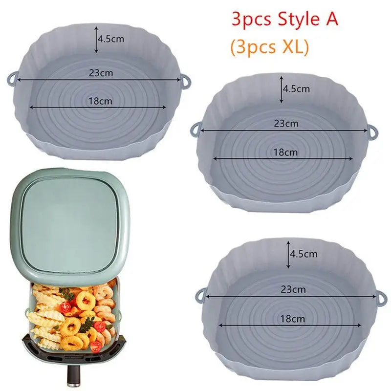 3pcs / set portable food container with lid
