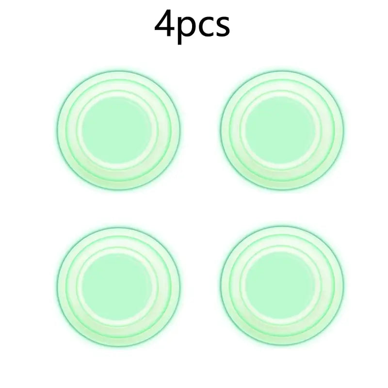 4 pcs green plastic buttons for sewing