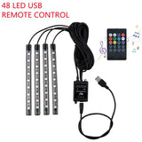 4 led strip light with remote control