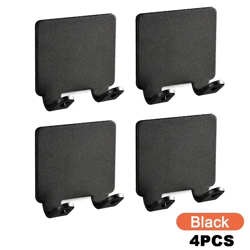 4 pack black plastic wall mount brackets for tvs