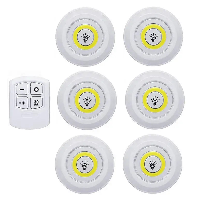 4 pack of leds with remote control