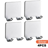 4 pack stainless steel wall mounted toilet paper holder