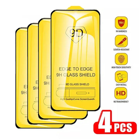 4 pack tempered screen protector for samsung s9