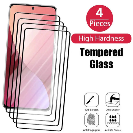 4 pack tempered screen protector for iphone x