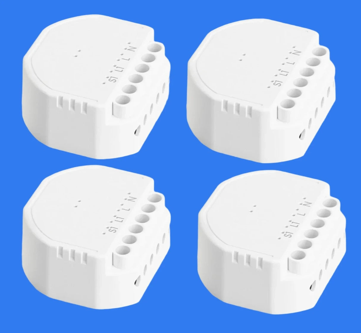 4 pack of 4 white plugs for apple homekite