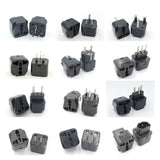 a collection of various electrical plugs