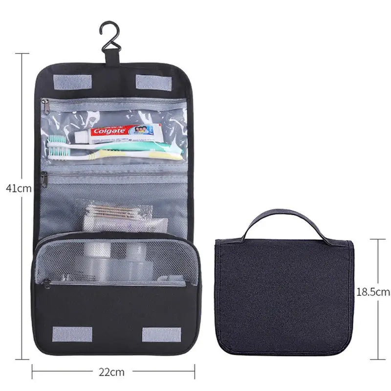 the travel toilet bag with toilet bag